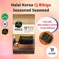 Halal Korea CJ Bibigo Seasoned Seaweed Snack Seaweed Korea Halal Seaweed Roasted Seaweed Dried Seaweed Halal