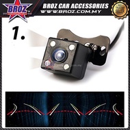 170 Degree 4 LED Night Vision Car Rear View Reverse Camera HD Video Waterproof