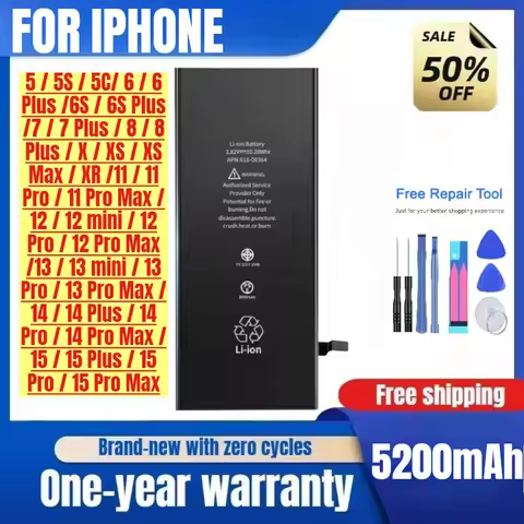 Applicable To IPhone11/12XR/X/XS/6s/8p/7plus/6P/14S Mobile Phone Battery Origina Replacement Battery