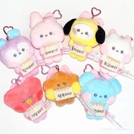 【Ready Stock】bt21 plushie keychain rantai kunci bag charm plushie Gift