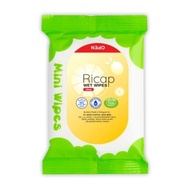 Ricap Mini Wipes 8's Wet Tissue 7 Pack