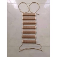 Solid Wood Cat Soft Rope Ladder Climbing Frame Homemade Accessories Ladder Cat Litter Hemp Rope Soft