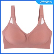 Plus Size Bra Seamless Full Cup 70F-100E Large Breasts Show Small Anti-Shock Anti-Sagging No Steel R