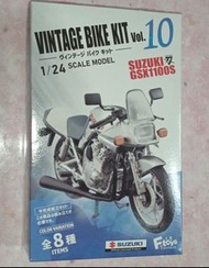 F-Toys Vintage Bike Kit Vol.10 SUZUKI GSX1100S 1/24 scale 一套8款