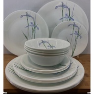 Langkawi original corelles set/Loose 4pcs/ 2pcs corelle bunga shadow Iris limited stock