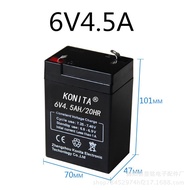 Ắc qui điện 6V4.5A và 6V7AH phụ kiện ô tô xe máy điện đồ chơi bảo hành 3 tháng
