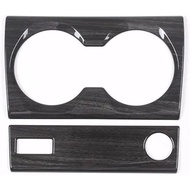 ABS Carbon Fiber/Black Compatible with X1 U11 2023+ Car Center Control Water Cup Holder Scratch Pane