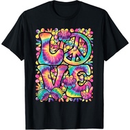 Love 60'S 70'S Party Outfit Groovy Hippie Peace T-Shirt
