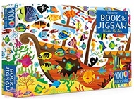 Usborne Book and Jigsaw: Under the Sea (100片拼圖+24頁小書)