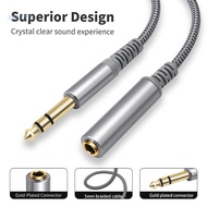 【3C】 Professional 6 35mm 1 4In Stereo Auditory Extension Cable Gold Plated Connectors Enhances Signa