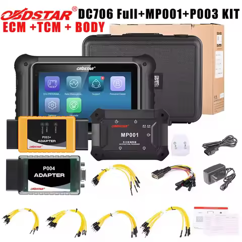 Original OBDSTAR DC706 ECU Tool Full Version for ECM /TCM/ BODY/Clone by OBD or BENCH for Car and Mo