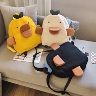 AT/👜2023New Trendy B. Duck Backpack Cartoon Leisure Schoolbag Cute Women Bag Duck Student Schoolbag Backpack Cute M8XT
