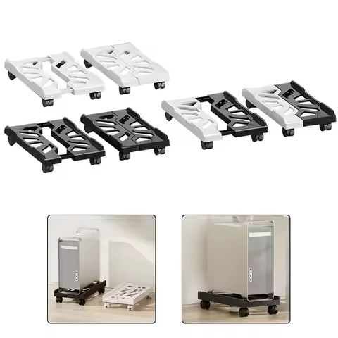 1pc Desktop Computer Host Stand Removable Chassis Bracket Base Home Office Host Rack Adjustable Brak