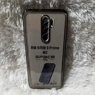 CASE CLEAR BLACK REDMI 9/ 9 PRIME SILICONE SPACE TPU