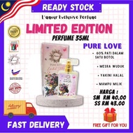 ORIGINAL HQ - PURE LOVE by L'amour Exclusive Perfume , Body Spray 35ml for Her HALAL & MESRA SOLAT