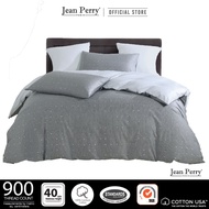 Jean Perry Herel Cotton QUEEN Fitted Bedsheet Set (without Comforter / Quilt Cover) - Cotton USA 900