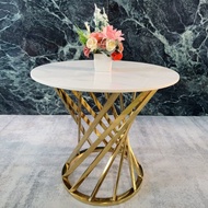 Thailand spot slate stone negotiation table coffee table round table 50 diameter factory direct high