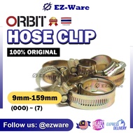 【 9mm (OOO)～159mm (7)】100% ORIGINAL ORBIT HOSE CLIPS / HOSE CLIP / HOSE CLAMP / GAS HOSE CLIP / 喉箍 [
