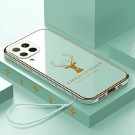 Promo SoftCase Samsung Galaxy A12 / M12 Casing Luxury Elektro Plating Free Tali