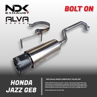 Knalpot Bolt On Jazz GE8 Muffler DK03V4 Carbon Kevlar PNP HONDA JAZZ GE8 NDK EXHAUST