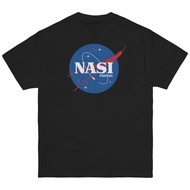 Viral Shirt "Nasi Padang" Parody T-Shirt| Funny Space Logo Spoof| Foodie Comedy Shirt| Eat Rice Stre