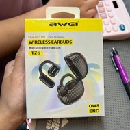 AWEI TZ6OWSENC 藍芽耳機/無線耳機/防水防汗/遊戲耳機/wireless gaming earbuds/Bluetooth/headsets/noise reduction