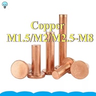 Copper Countersunk Head Rivets GB869 Percussion Type Flat Head Flat Cone Head Solid Rivets Copper D 