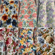 Rayon viscose fabric / abstract floral rayon fabric / rayon fabric