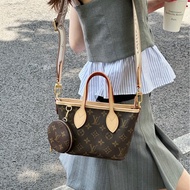 LV 路易威登 原花 Monogram Neverfull BB 奶茶色 背帶 手提包 肩背包 斜背包 M46705