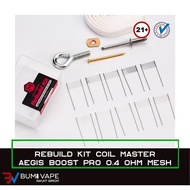 Ready JT RBK AEGIS BOOST PRO 0.4 OHM MESH - REBUILD KIT P0.4 COIL MASTER