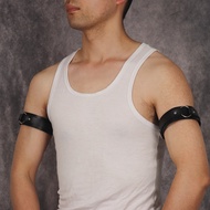 【NEW】 Gothic Men Armband O Ring Fetish Harness Belt Adjustable Body Exotic Tanks Cosplay Bracelet Gay Costum