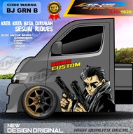 DECAL STIKER PINTU TRAGA / DECAL PINTU GRANMAX / STIKER MOBIL PICK UP