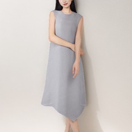 Z2068 One Size (45-75kg) Sanzhai Scale Pleated Irregular Summer Plus Size WomenS Clothing Loose Dres