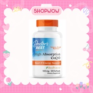 Vitamin Coq10 100mg Pepper 120 Softgels Doctor's BEST High Absorption Coq10 With Bioperine 100 Mg 12