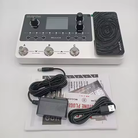 Mooer GE150 Plus/GE150 Plus Li Compact Guitar Pedal Multi Effects Processor Preamp Cab Sim Reverb De