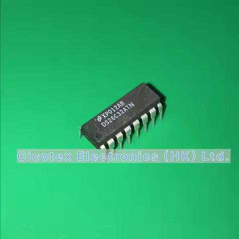 5pcs/lot DS26C32ATN DIP16 DS 26C32 ATN IC RECEIVER 0-4 16DIP DS26C32ATN/NOPB DS26C32 32ATN