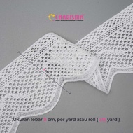 Charisma Guiper Lace FR AB 3393 - Embroidered Lace 9cm Wide/ Price Per Yard (90cm)