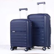 [km trip] Travel Bag Bagasi 24 Inch PP Luggage | Unbreakable Luggage Bag 4 Wheels 360 Roda Rotation