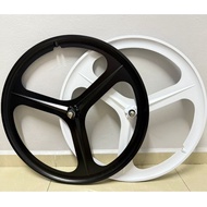 FIXIE 'Ready Stock' Fixie 700c Fixie Rim 700c 3 Spoke 3 Batang