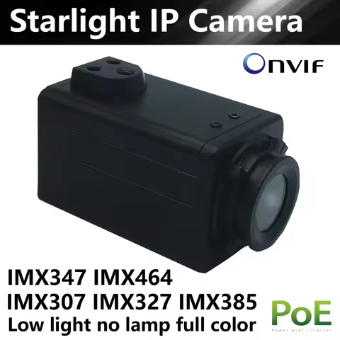 Starlight Mini Ip Camera POE IMX347 IMX464 IMX385 307 Ipc Onvif Video Surveillance Full Color Star L