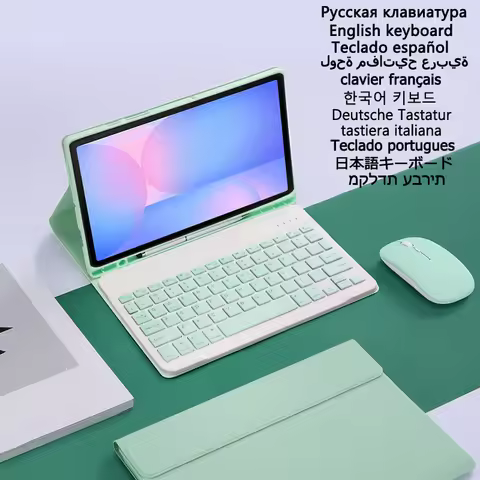 Case with Keyboard for Samsung Galaxy Tab S10 FE+ S10 FE Plus 13.1 inch SM-X620/X626B Spanish Portug