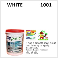 WHITE 1001 ( 1L or 5L ) KCC PAINT INTERIOR KORETON PRO PROFESSIONAL SERIES INTERIOR EMULSION MATT FI