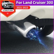For 2021-2023 Toyota Land Cruiser 300 LC300 Modification Accessories Tail Throat Exhaust Pipe Decora