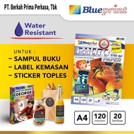 BLUEPRINT A4 120 gsm Glossy Sticker Paper