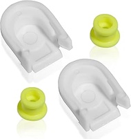 2 Pcs Transmission Shifter Cable Bushing with Cap, Replaces KV6Z-7K340-A DG9Z-7S004-A, Fit for Ford 