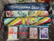 🔥絕版現貨✅收款後留貨🇯🇵横浜 橫濱 WCS2023 世界賽 限定 拉麵 比卡超 御三家 背背龍 拉普拉斯 Playmat 耿鬼 六尾 洗翠地區 護主犬 索羅亞克 卡套 TRAINERS Salon 