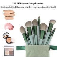 Women Makeup Brush Set 13 Pcs Berus Mekap Set Soft Blush Highlighter Eyeshadow Brushes Set Beginners