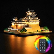 Upgraded Led Light Kit for LEGO Architecture Landmarks Collection: Himeji Castle Building Set, Remot