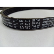 MOTORCRAFT / FORD / MAZDA DRIVE BELT 5K694 FOR MAZDA 3 2.0 PART NO. LF50-15-908A, LF5015908A, KE045