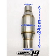 Project79 Motor Power Bomb Manifold Exhaust Pipe Back Pressure Link Stainless Steel Boom Duke MT25 M